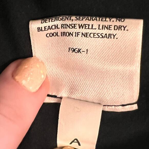 Eileen Fisher Silk Scoop Neck 3/4 Sleeve Tee Shirt Dress SZ XS Black Ballet - Picture 7 of 11